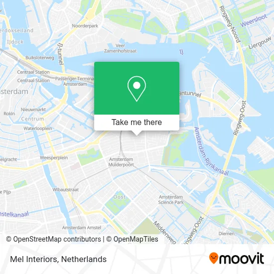 Mel Interiors map