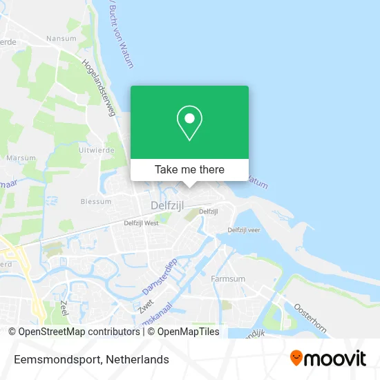 Eemsmondsport map