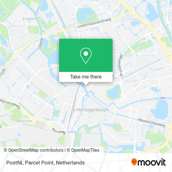 Postnl Pakketpunt map