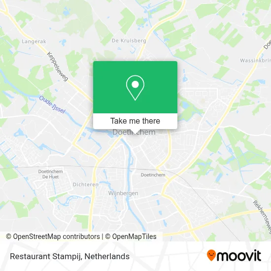 Restaurant Stampij map