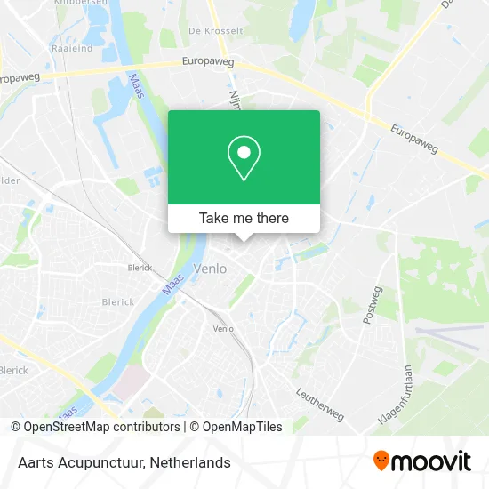 Aarts Acupunctuur map