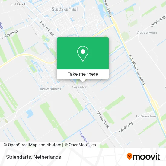 Striendarts map