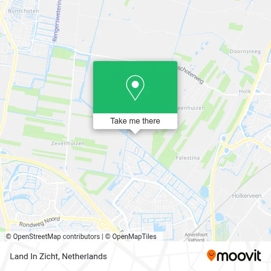 Land In Zicht map