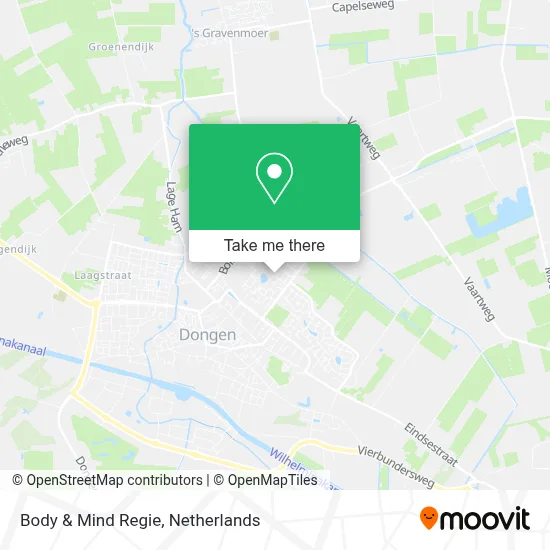 Body & Mind Regie map