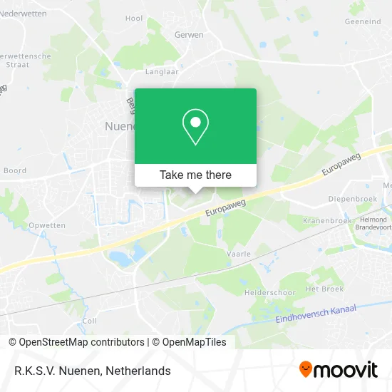 R.K.S.V. Nuenen Karte