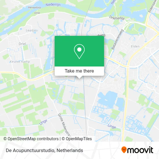 De Acupunctuurstudio map