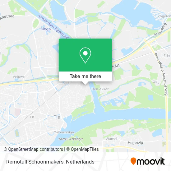 Remotall Schoonmakers map