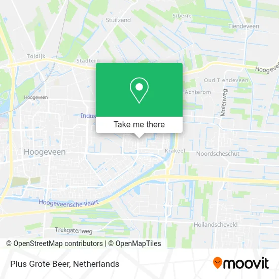 Plus Grote Beer map