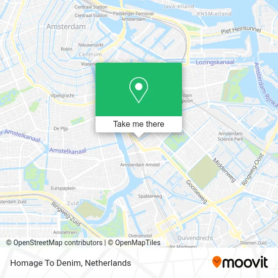 Homage To Denim map