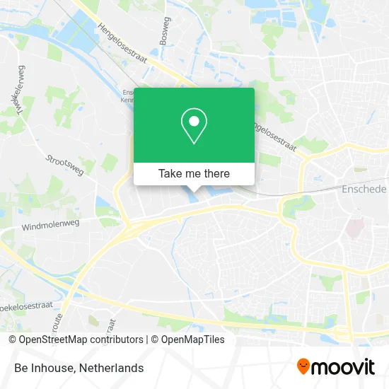 Be Inhouse map