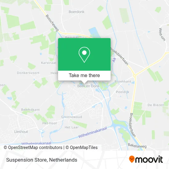 Suspension Store map