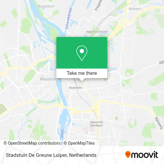 Stadstuin De Greune Luiper Karte