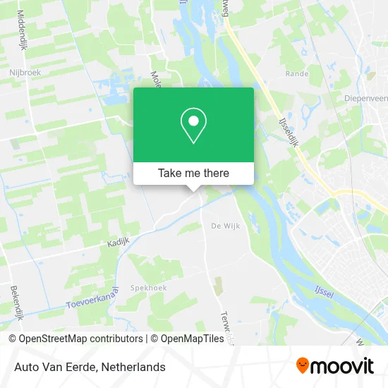 Auto Van Eerde map
