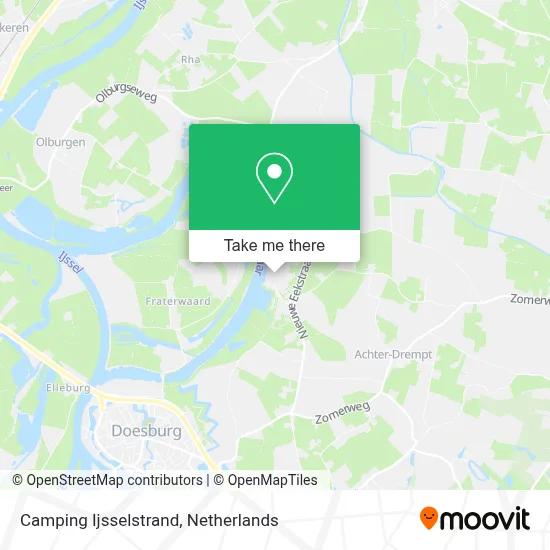 Camping Ijsselstrand map