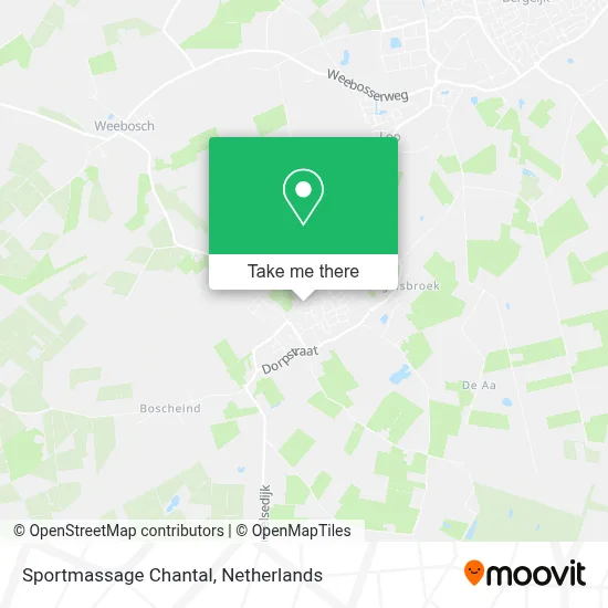 Sportmassage Chantal map