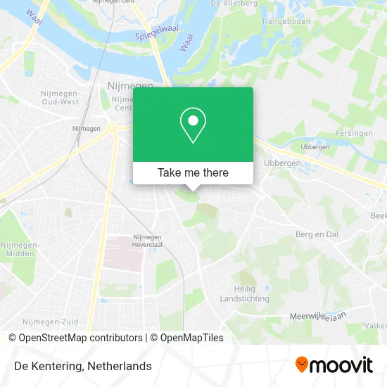 De Kentering map