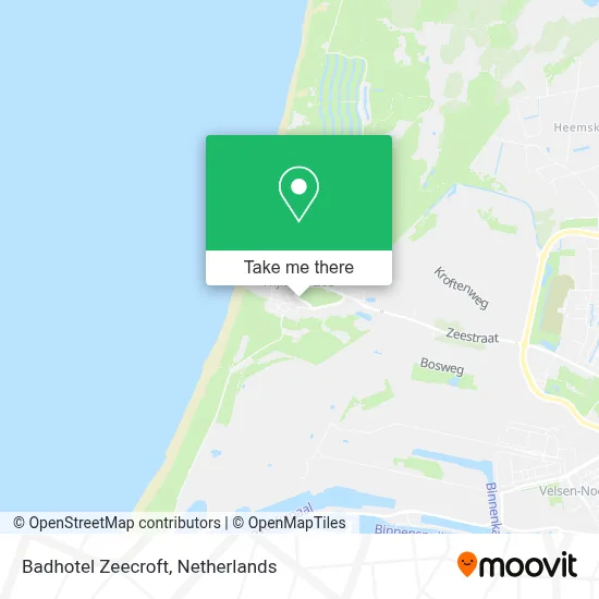 Badhotel Zeecroft map