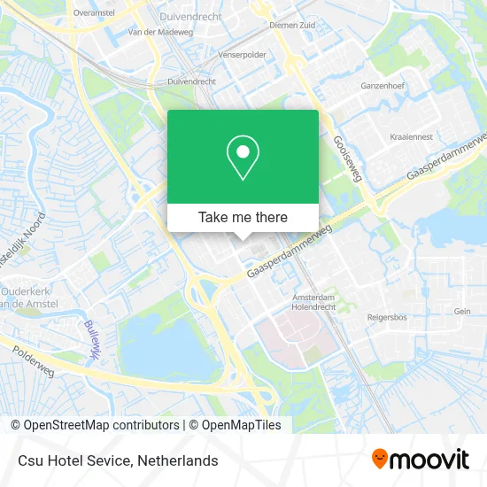 Csu Hotel Sevice map