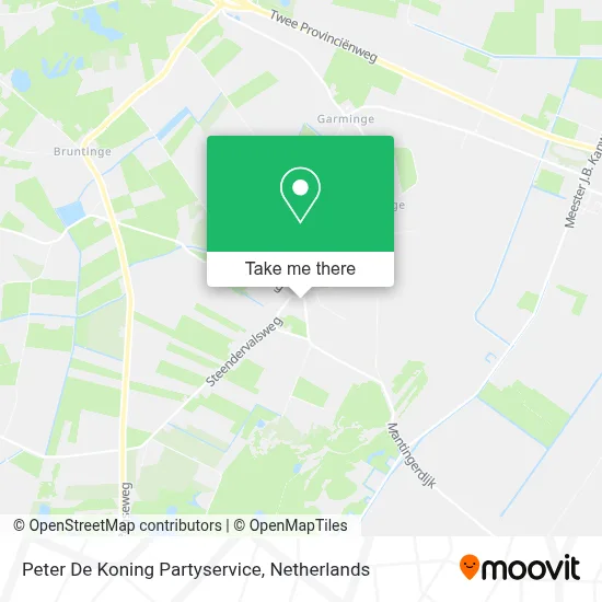 Peter De Koning Partyservice map