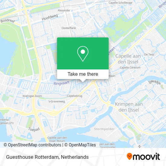 Guesthouse Rotterdam map