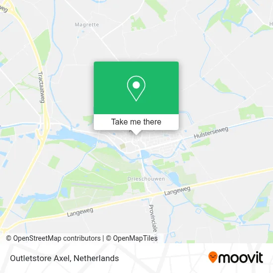 Outletstore Axel map