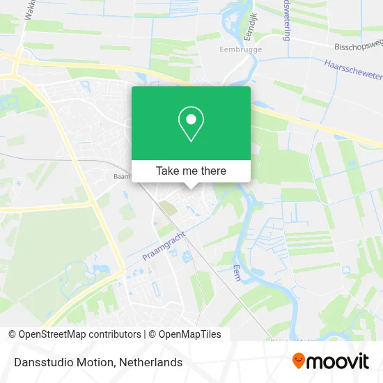 Dansstudio Motion map