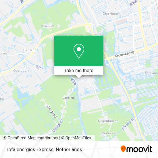Totalenergies Express map