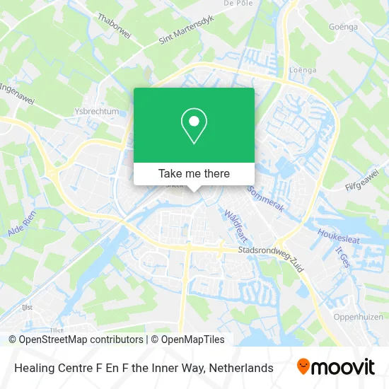 Healing Centre F En F the Inner Way map