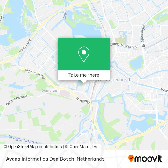 Avans Informatica Den Bosch map