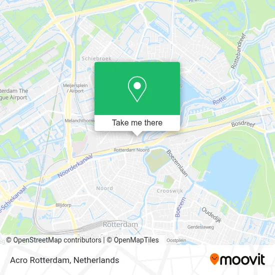 Acro Rotterdam map
