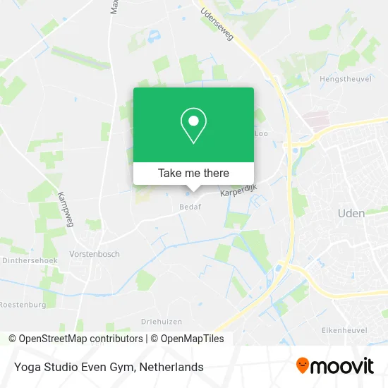 Yoga Studio Even Gym map