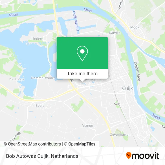 Bob Autowas Cuijk map