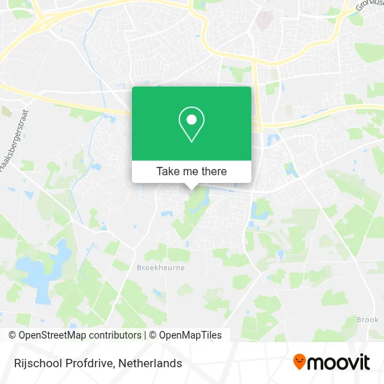 Rijschool Profdrive map