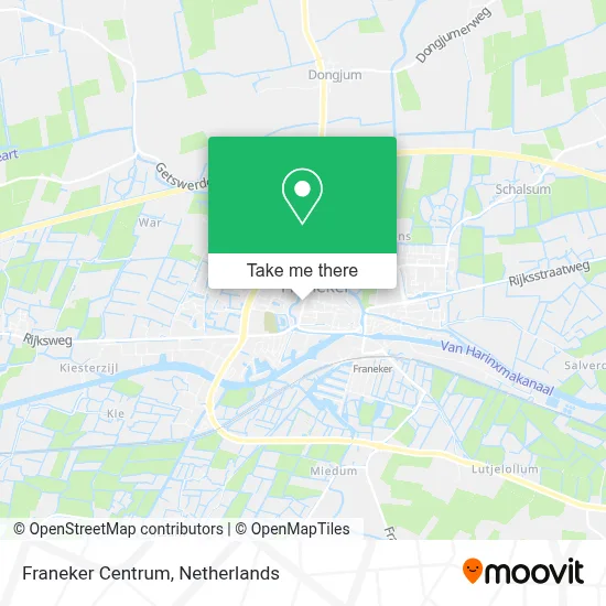 Franeker Centrum map