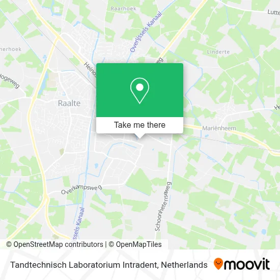Tandtechnisch Laboratorium Intradent map