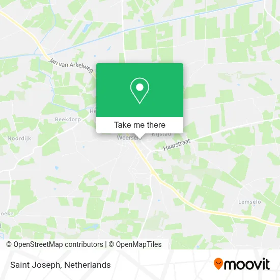 Saint Joseph map