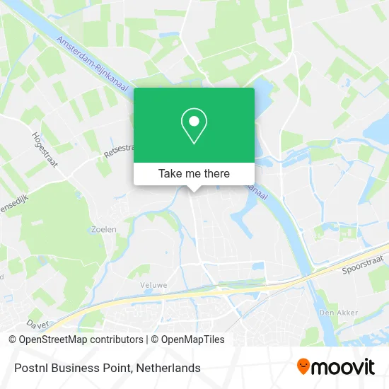 Postnl Business Point map