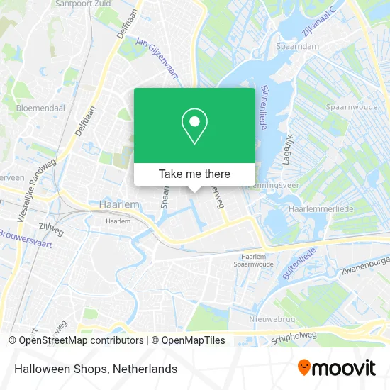 Halloween Shops map