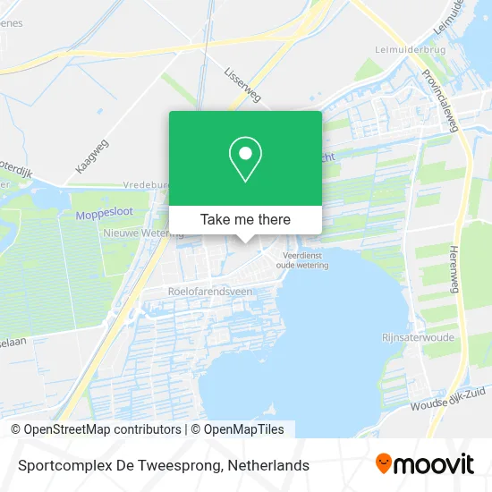 Sportcomplex De Tweesprong map