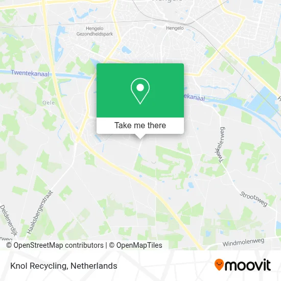 Knol Recycling map
