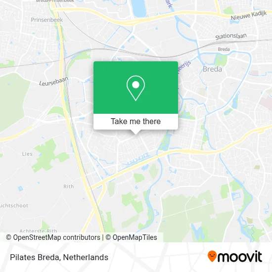 Pilates Breda map