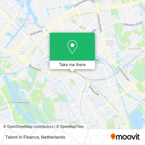 Talent In Finance map