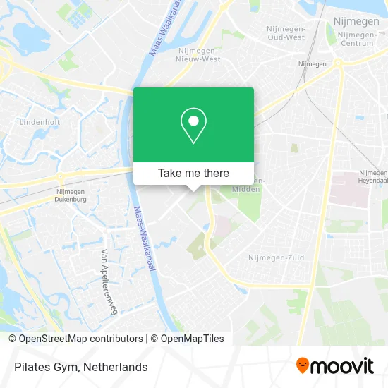 Pilates Gym map