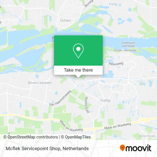 Mcflek Servicepoint Shop map