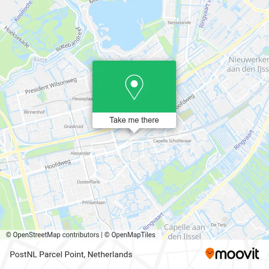 Postnl Pakketpunt map