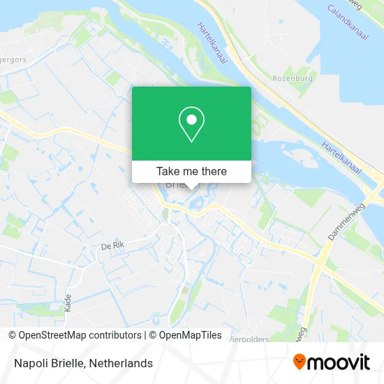 Napoli Brielle map