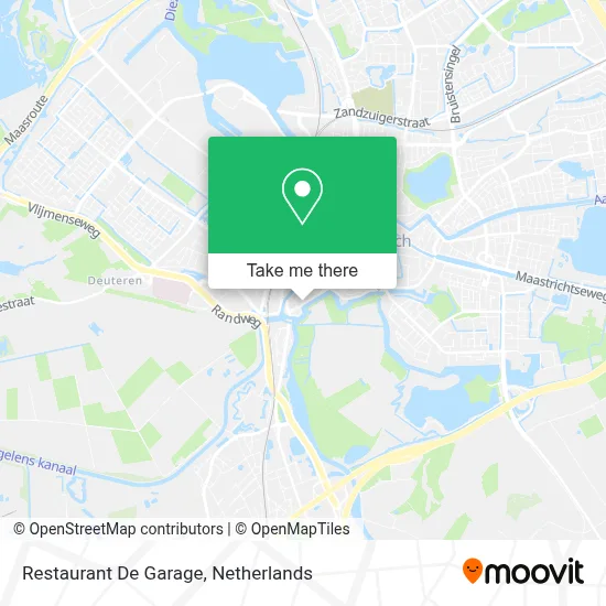 Restaurant De Garage map