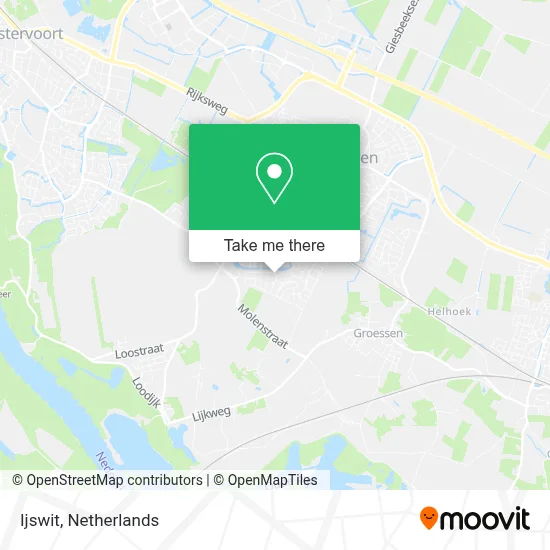 Ijswit map
