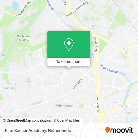 Elite Soccer Academy map
