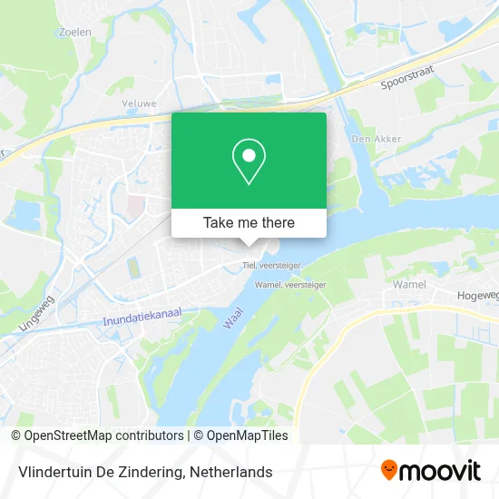 Vlindertuin De Zindering map
